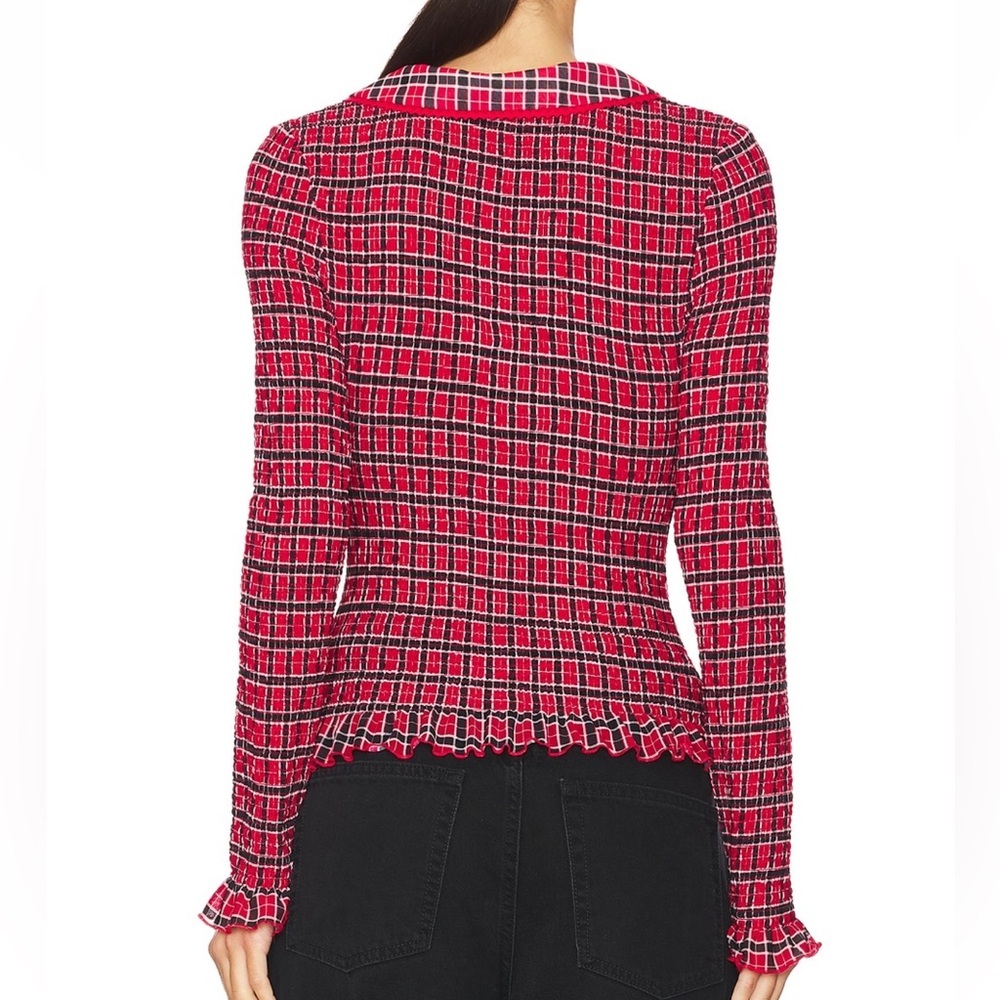 Free People Caught a Feeling Top | Size Small | Red Combo - Picture 8 of 8